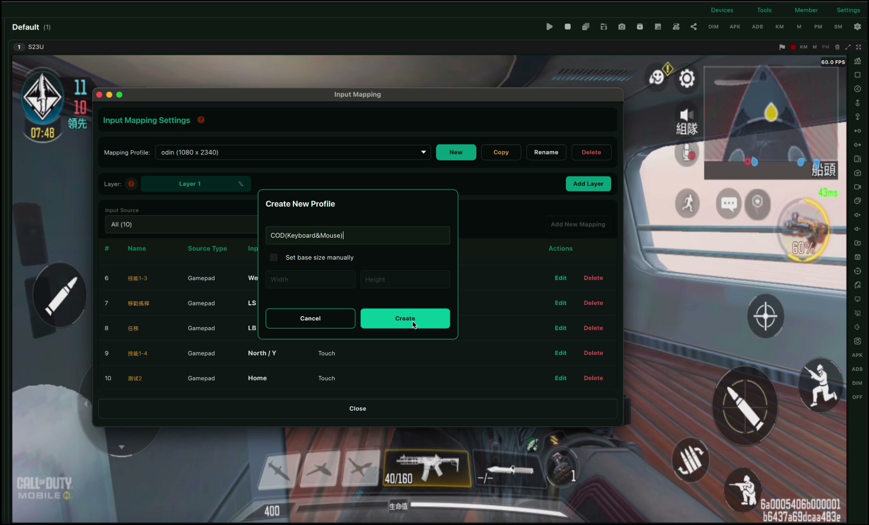Come giocare a Free Fire su PC con un telefono reale, tastiera e mouse